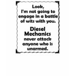 Battle of Wits Diesel Mechanic T-shirt