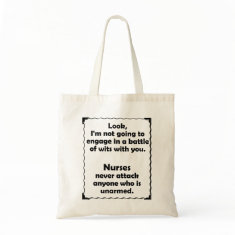 Battle of Wits Nurse bag