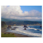 Battle Rock City Beach, Port Orford, Oregon, USA Flyer Design