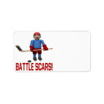 Battle Scars Custom Address Label