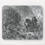 Battle scene, illustration from 'Orlando Furioso' Mousepads