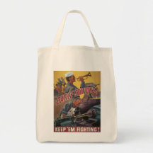 Battle Stations World War 2 Canvas Bag