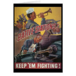 Battle Stations World War 2 Card