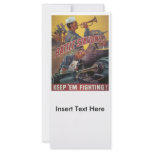 Battle Stations World War 2 Personalized Rack Card