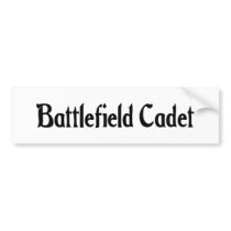 Battlefield Cadet Bumper Sticker