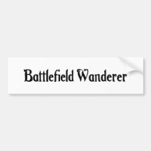Battlefield Wanderer Bumper Sticker