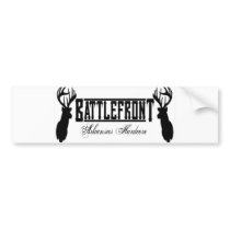 BattleFRONT plain deer bumper stickers by ahagood BattleFRONT plain deer bumper stickers