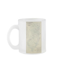 Battles of the Revolutionary War in New Jersey Map Mug
