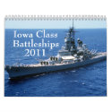 Battleship Calendar calendar