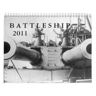 Battleship Calendar calendar