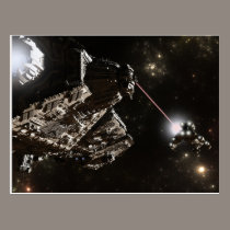 Battleship Chase postcards