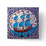Battleship Pattern / Tile Art Pin