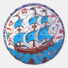 Battleship Pattern / Tile Art Sticker