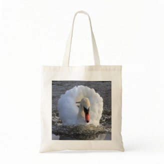 Battleship Swan Tote Bag