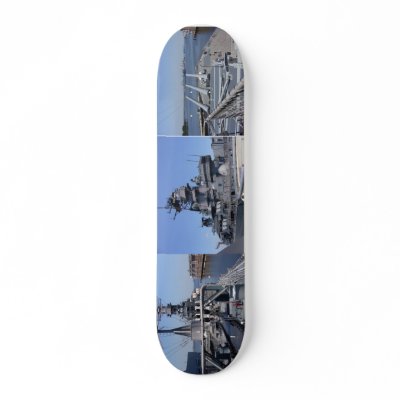 Battleship USS Wisconsin Skate Board Deck by shielarb