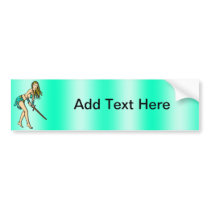 Battling Amazon Women Bumper Stickers