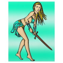 Battling Amazon Women Full Color Flyer