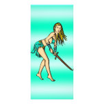 Battling Amazon Women Customized Rack Card