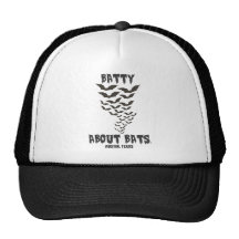 Batty about bats cap trucker hat