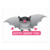 Batty about you postcards