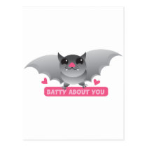 Batty about you postcards