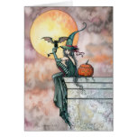 'Batty Cat' Halloween Card by Molly Harrison