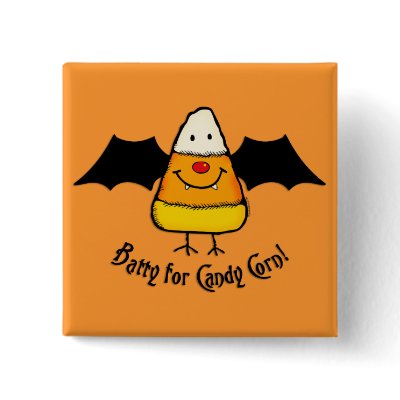 Batty For Candy Corn Pins by pinkinkart