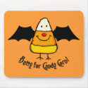Batty For Candy Corn mousepads