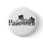 Batty for Halloween Button