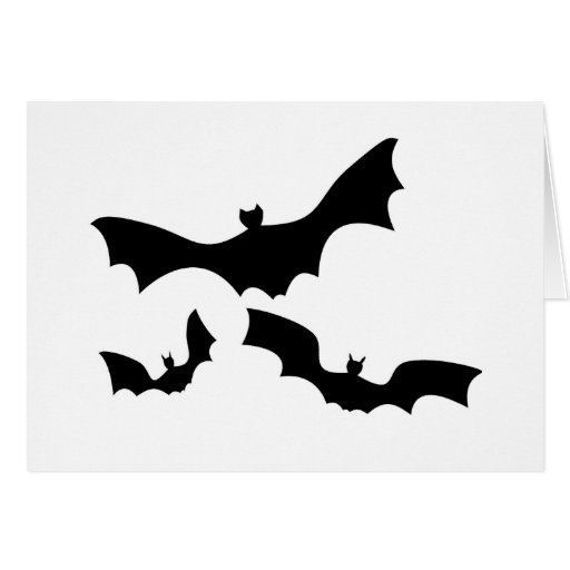 batty greeting card
