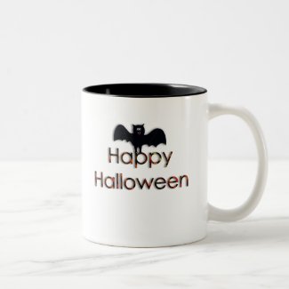 Batty Happy Halloween Mug mug
