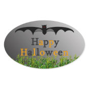 Batty: Happy Halloween Sticker sticker