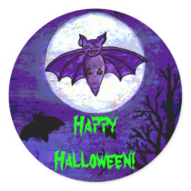 Batty, Happy Halloween! Sticker by SherryHolderHunt Batty, Happy Halloween! Sticker