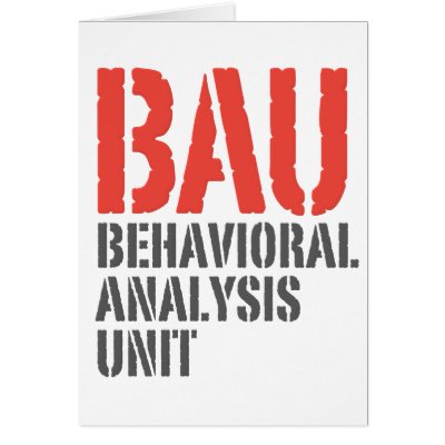 BAU Behavioral Analysis Units Greeting Cards by GamerFun