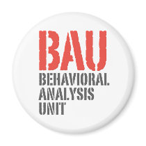 BAU Behavioral Analysis Units Refrigerator Magnets