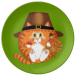Bauble Cat Thanksgiving Porcelain Plates