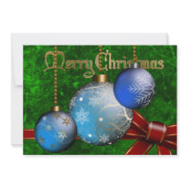 Bauble Christmas Invitation