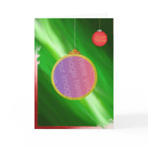 Baubles - Merry Christmas Card (template)