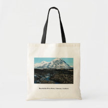 Bauchaille Etive More, Glencoe, Scotland Canvas Bags