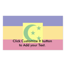 Bauchi Emirate, Niger flag Business Card