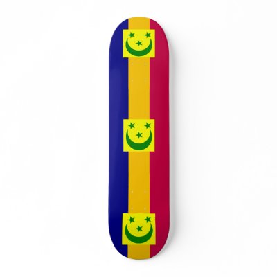 Bauchi Emirate, Niger flag Skate Board Decks by FlagLibrary