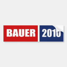 BAUER 2010 BUMPER STICKERS