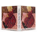 Bauer Child On Red-Checked Pillows By Modersohn-Be Binder