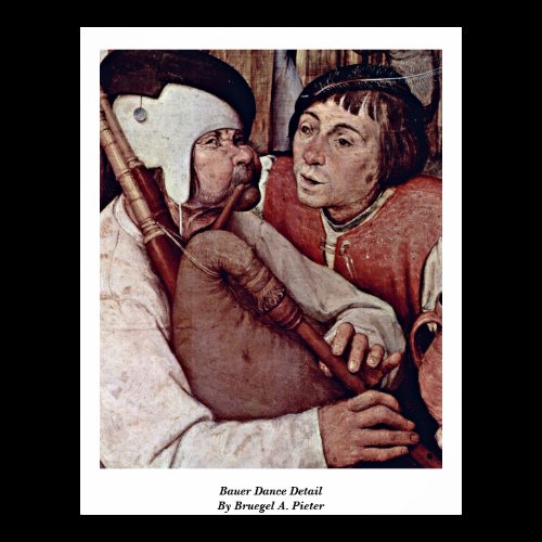 Bauer Dance Detail By Bruegel A. Pieter Poster