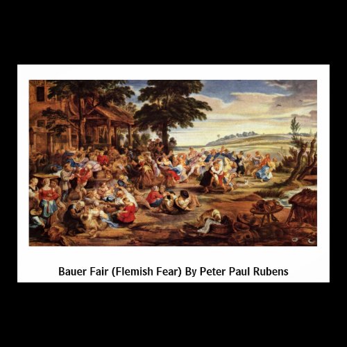Bauer Fair (Flemish Fear) By Peter Paul Rubens Print