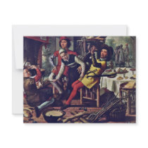 Bäuerlicher Interior By Pieter Aertsen Invitation
