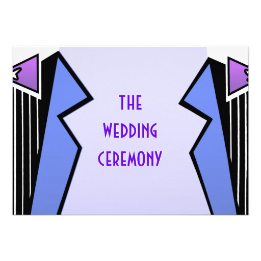 Bauhaus Tuxedo - LBV (Wedding Ceremony) Card