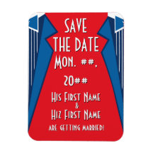 Bauhaus Tuxedo - RB (Save The Date Magnet)