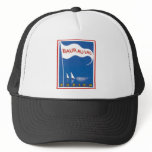 Baur Au Lac Zurich Vintage Label Trucker Hats