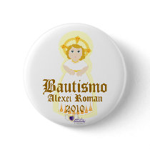 "Bautismo" Button- Customize by wholeheartedly "Bautismo" Button- Customize